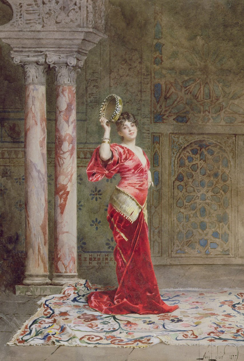 Eine östliche Tänzerin, 1877 von Alexandre Louis Leloir