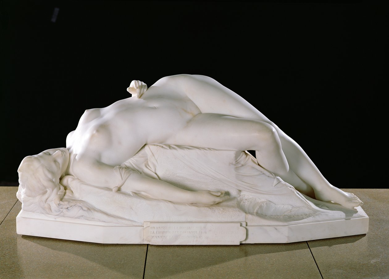 Junges Mädchen aus Tarent, 1871 (Marmor) von Alexandre Schoenewerk