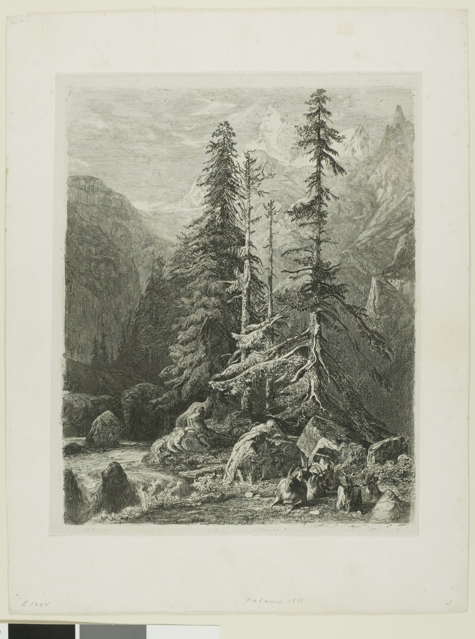 Alpenlandschaft von Alexandre Calame