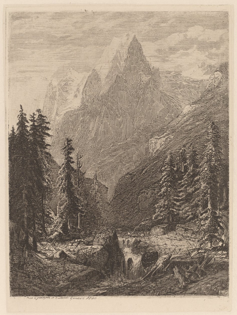 Bergwiese von Alexandre Calame