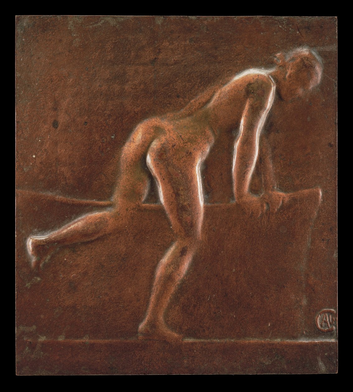 Badender, ca. 1890 von Alexandre Louis Marie Charpentier