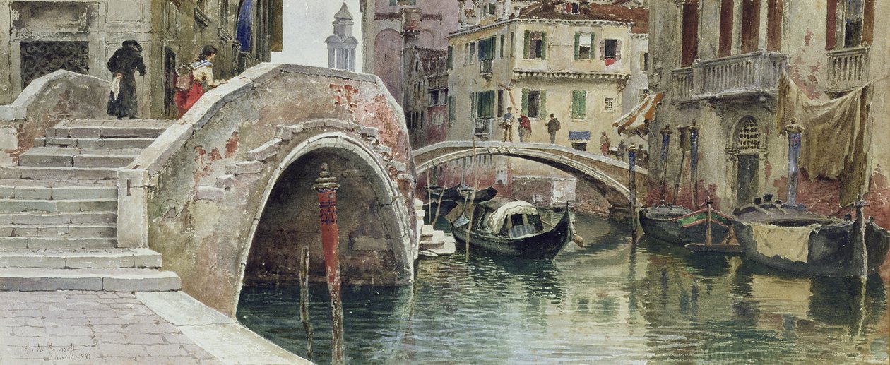Venedig, 1887 von Alexandre Nicolaievitch Roussoff
