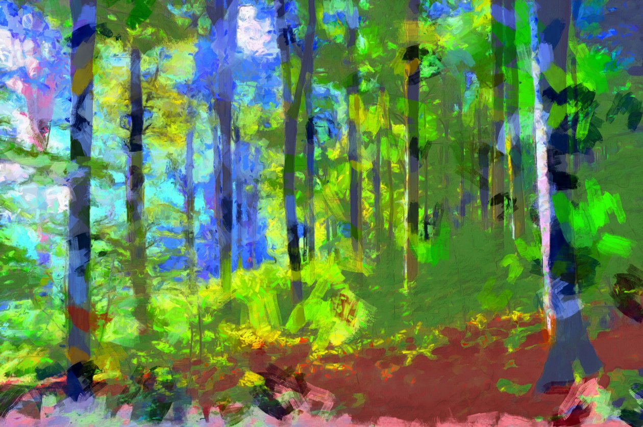 Morgen, Wald, 2020 von Alexei Makhov