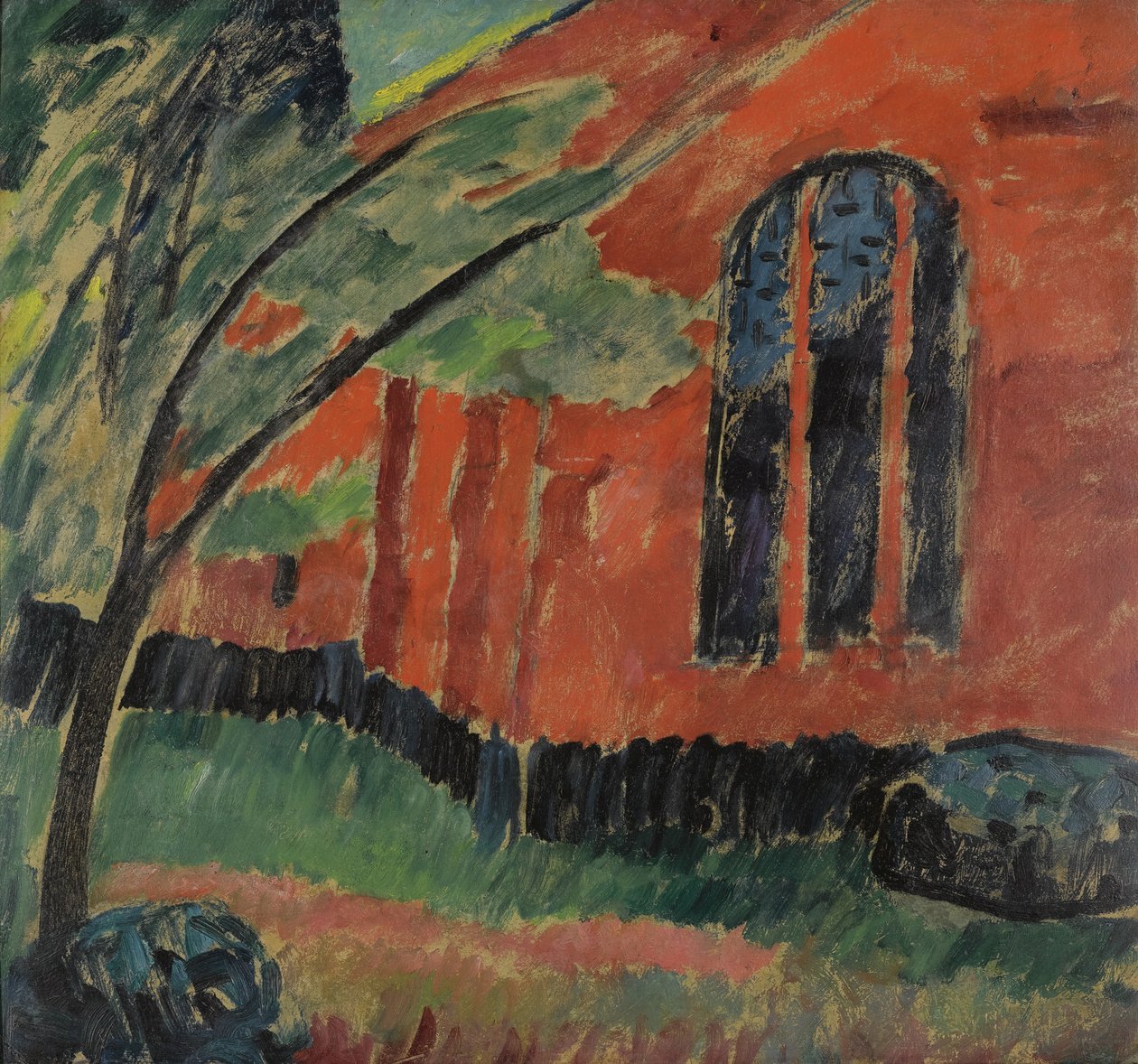 Kirche in Prerow von Alexej von Jawlensky