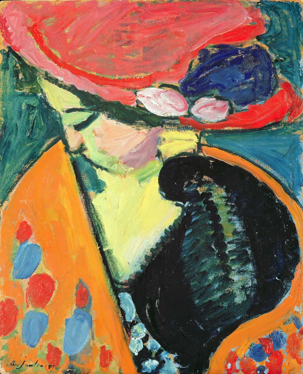 Gesenkter Kopf, 1909 von Alexej von Jawlensky