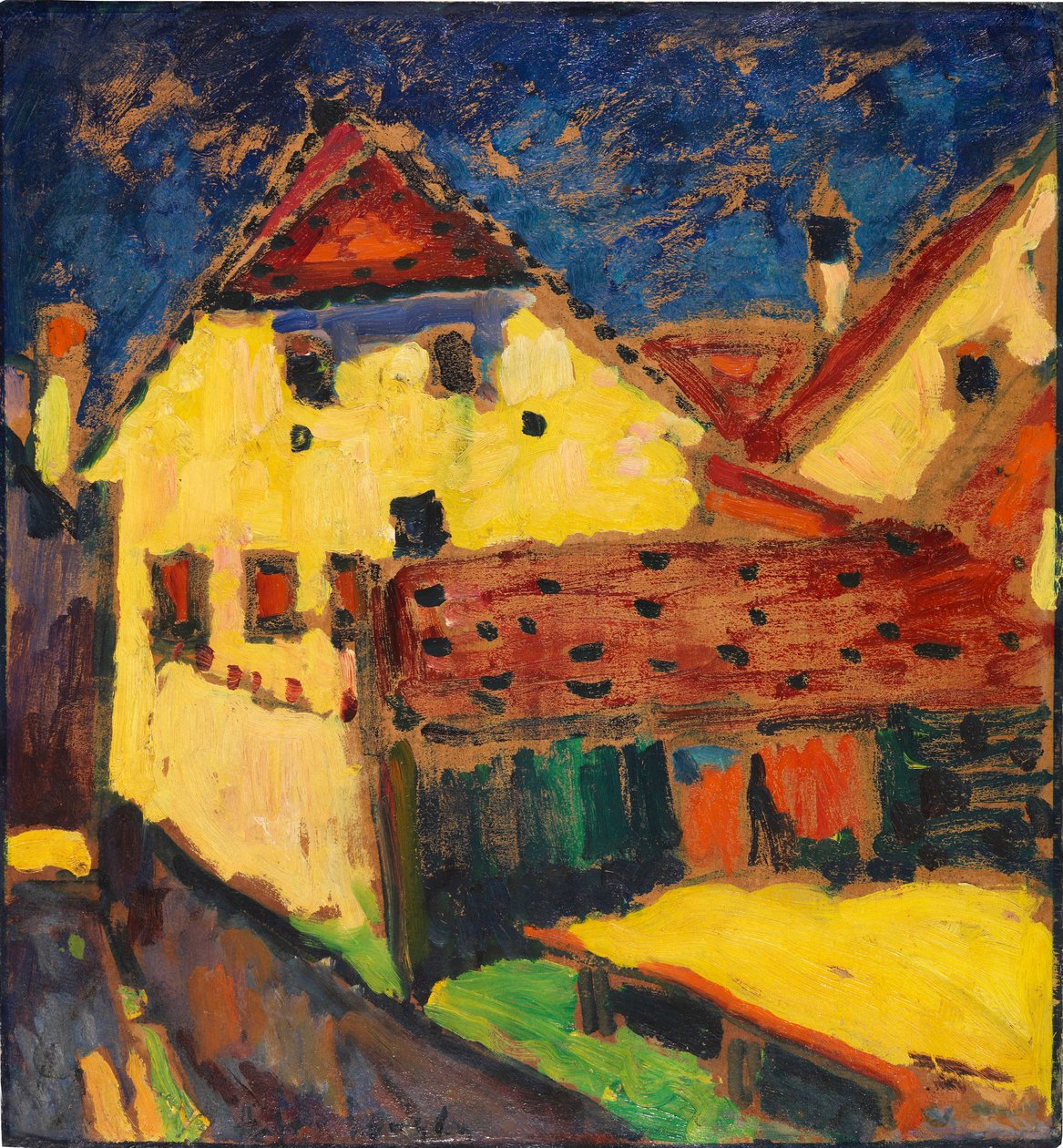 Gelbe Häuser, 1909 von Alexej von Jawlensky