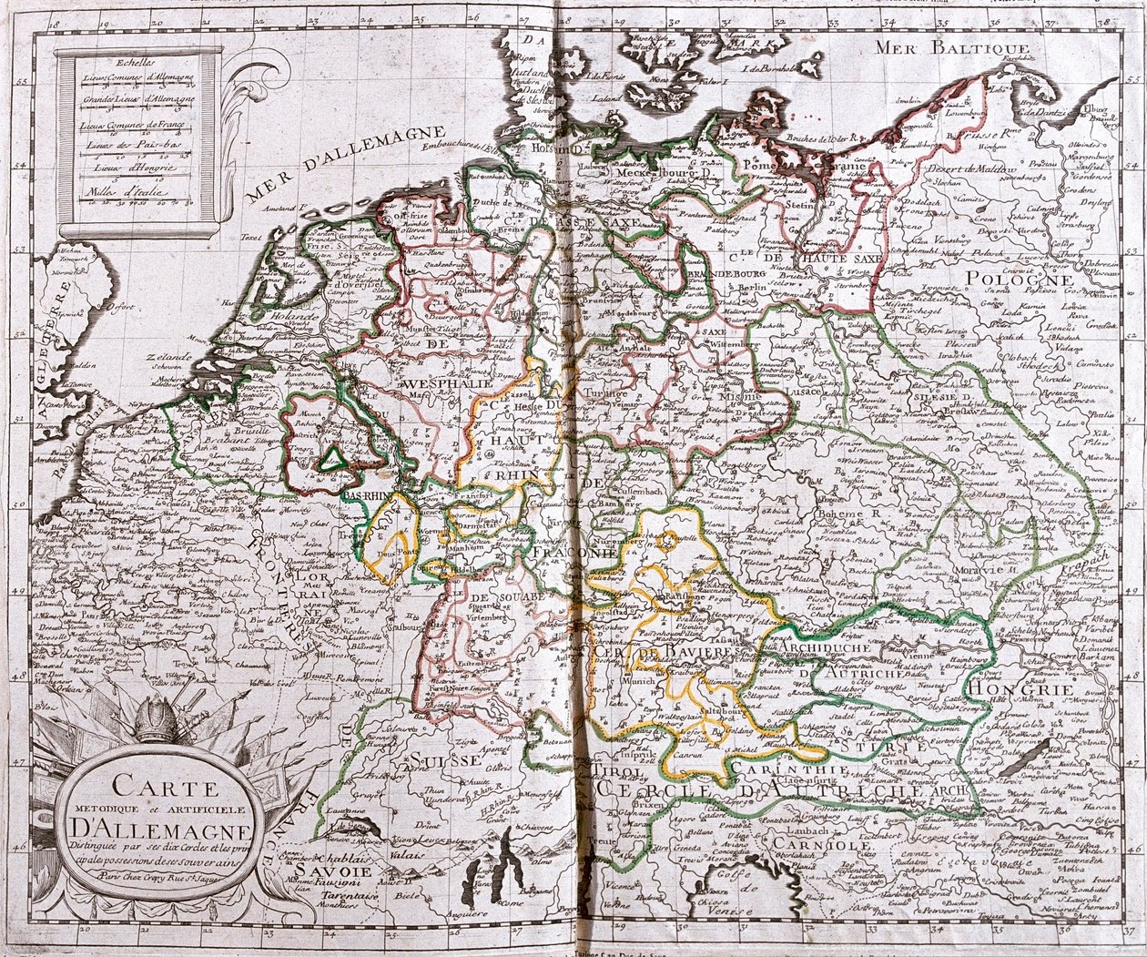 Deutschland von Alexis Hubert Jaillot