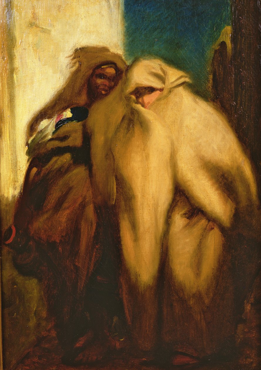 Abend, Tanger, 1860 von Alfred Dehodencq