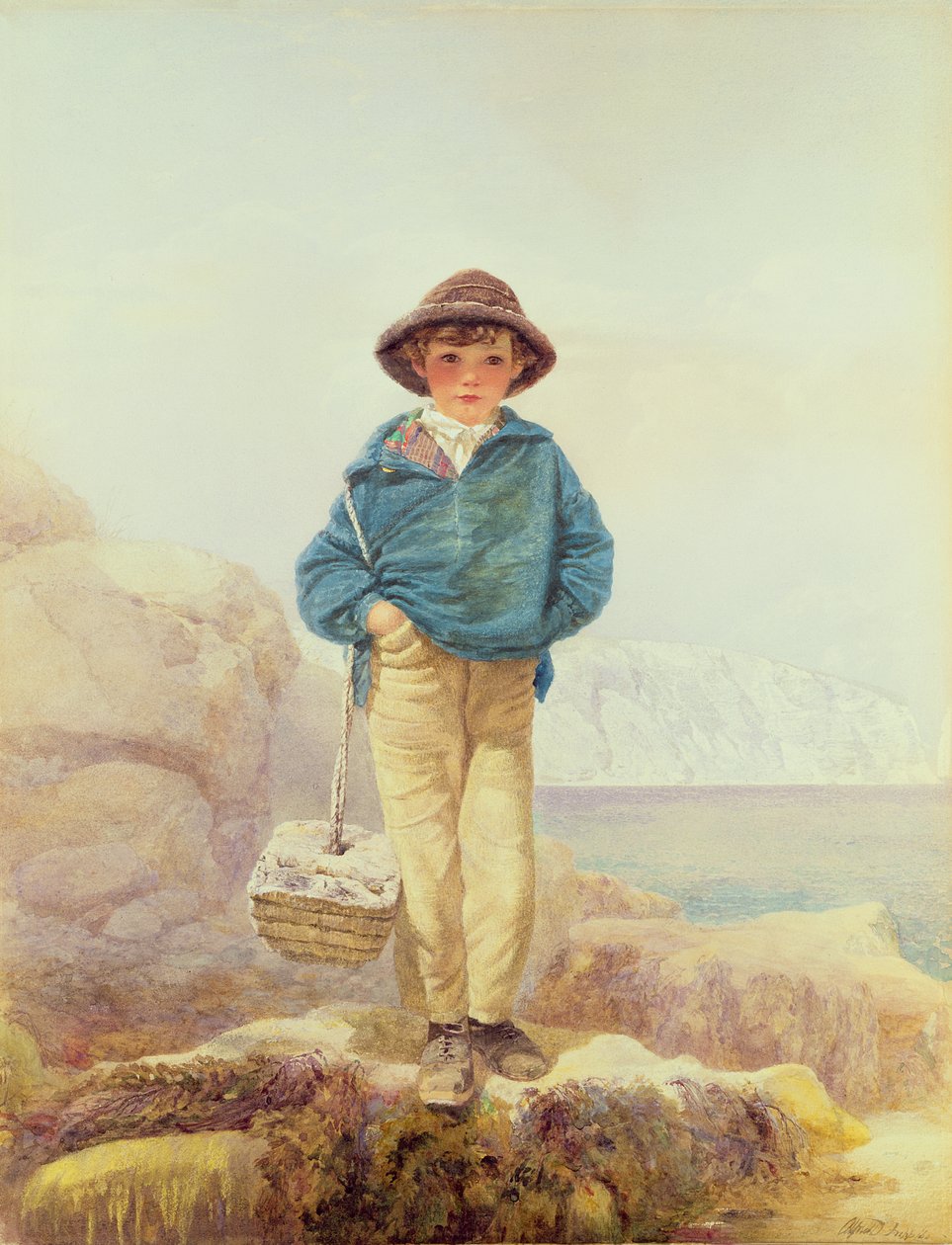 Junges England - Ein Fischerjunge von Alfred Downing Fripp