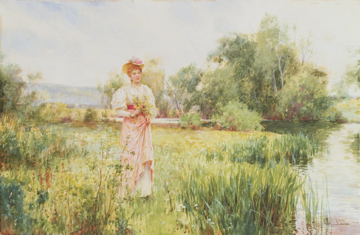 Am Fluss, 1896 von Alfred, Jr. Glendening