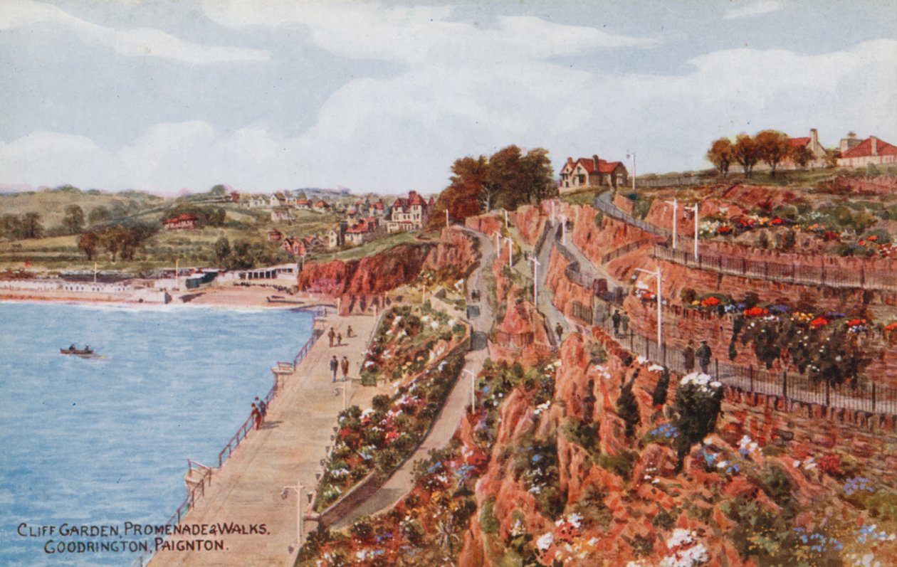 Kliffgarten, Promenade und Spaziergänge, Goodrington, Paignton von Alfred Robert Quinton