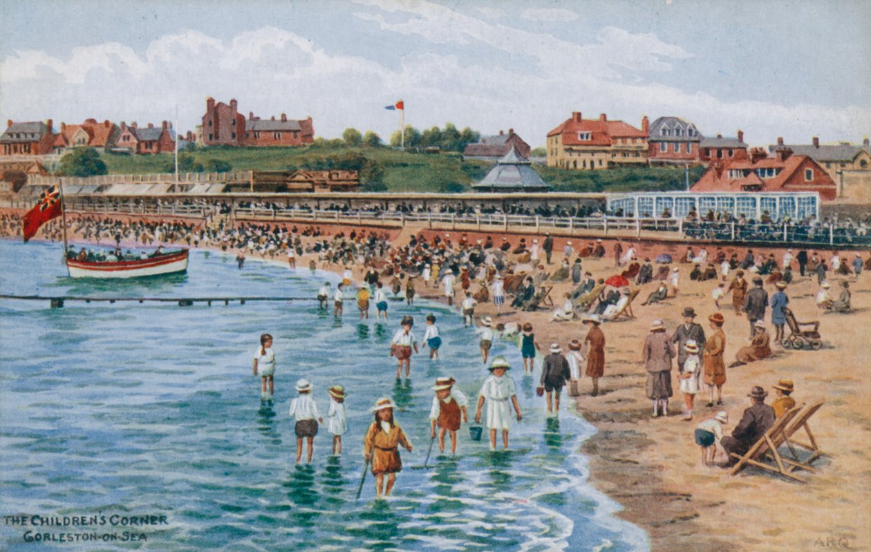 Die Kinderecke, Gorleston-on-Sea von Alfred Robert Quinton