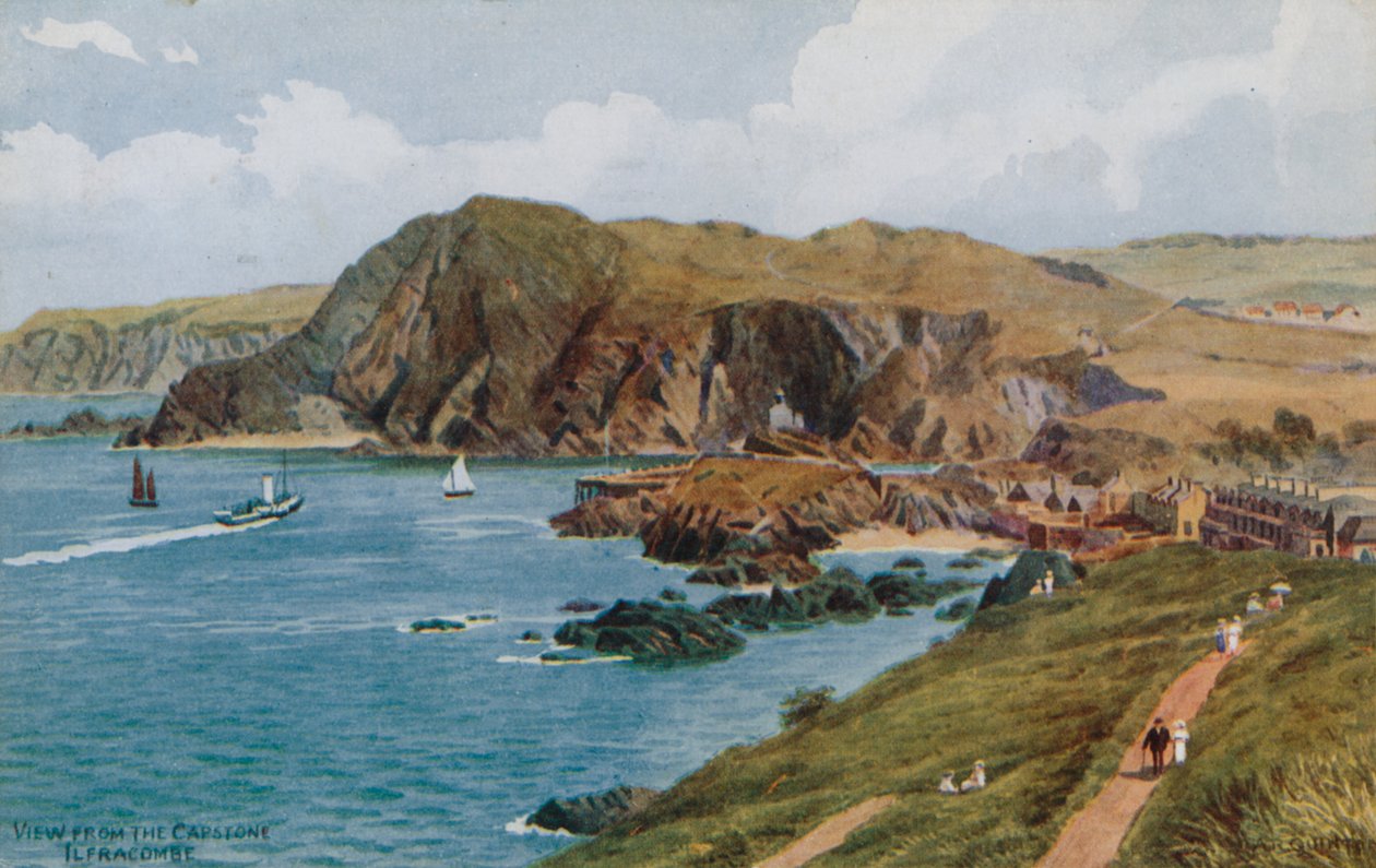 Blick vom Capstone, Ilfracombe von Alfred Robert Quinton