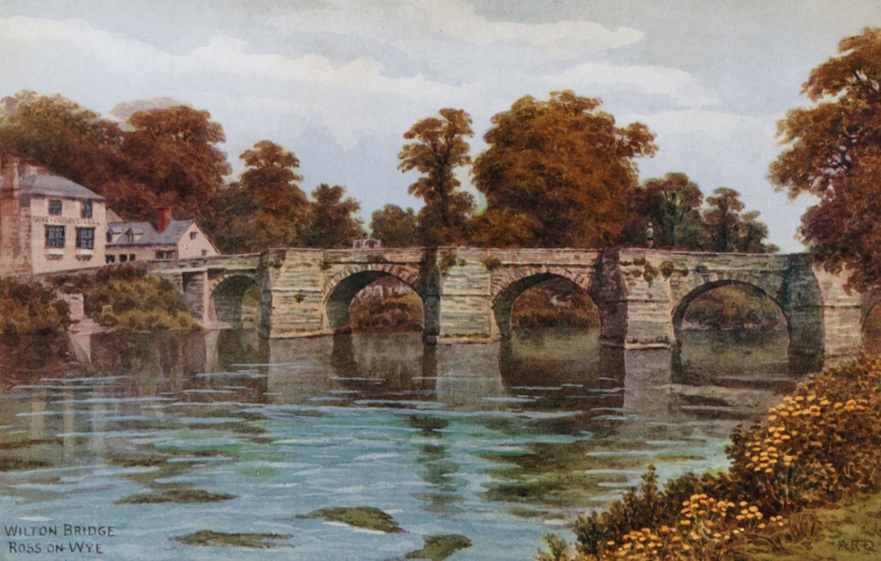 Wilton Bridge, Ross-on-Wye von Alfred Robert Quinton