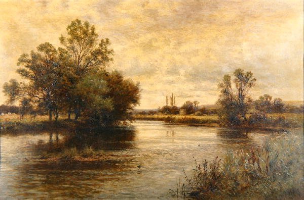 Penton Hook an der Themse von Alfred Augustus Glendening