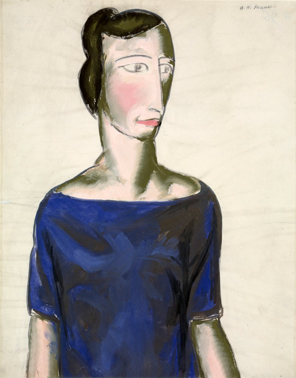 Porträt eines Mädchens, 1923 von Alfred Henry Maurer