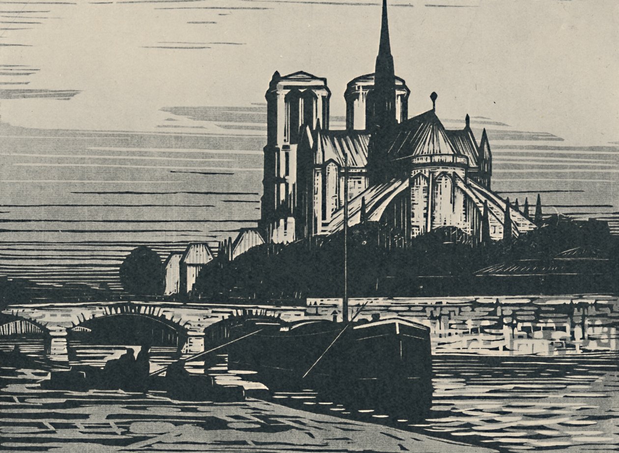 Notre-Dame de Paris, 1919 von Alfred Latour