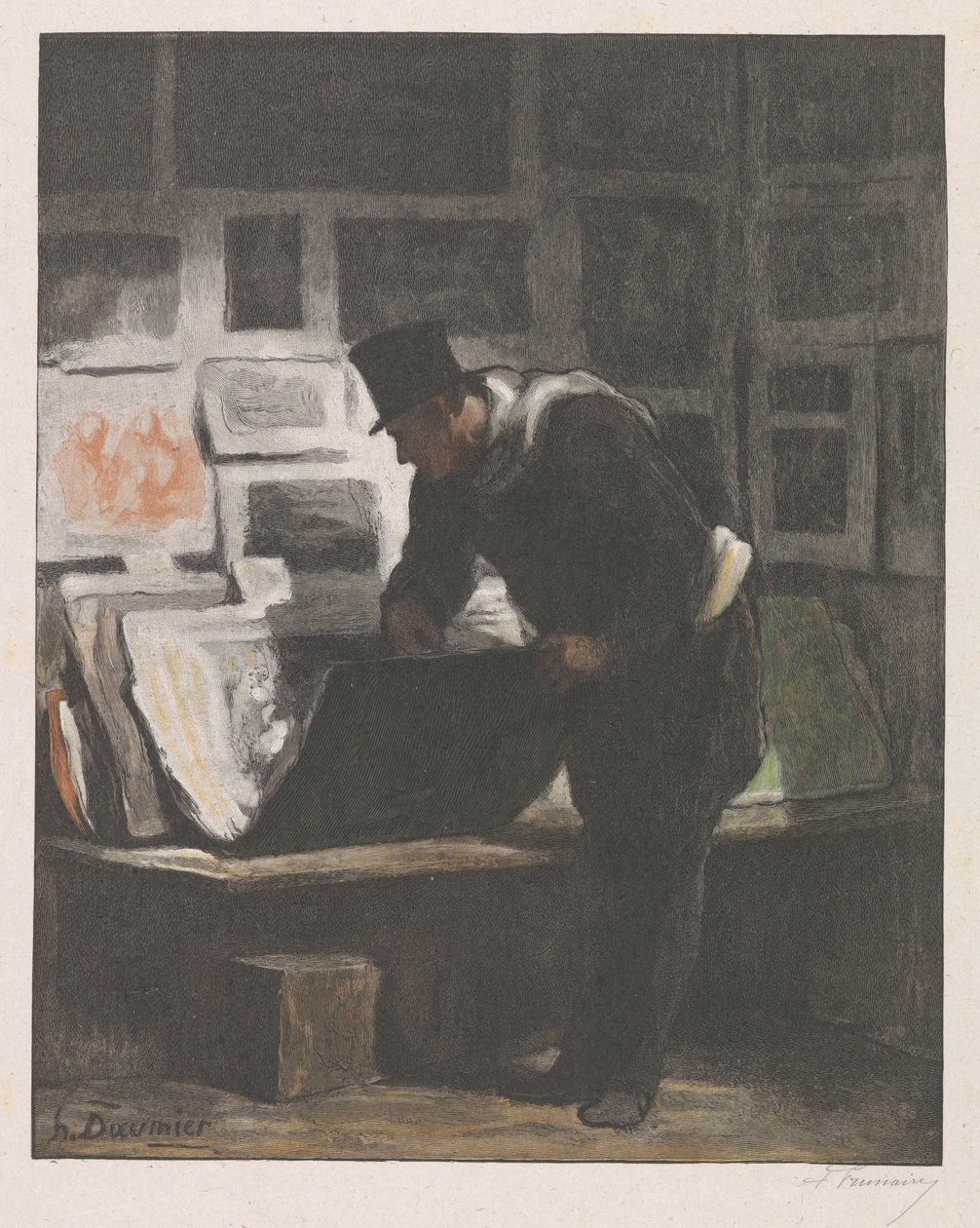Sammler von Drucken von Alfred Prunaire (signed by artist)
