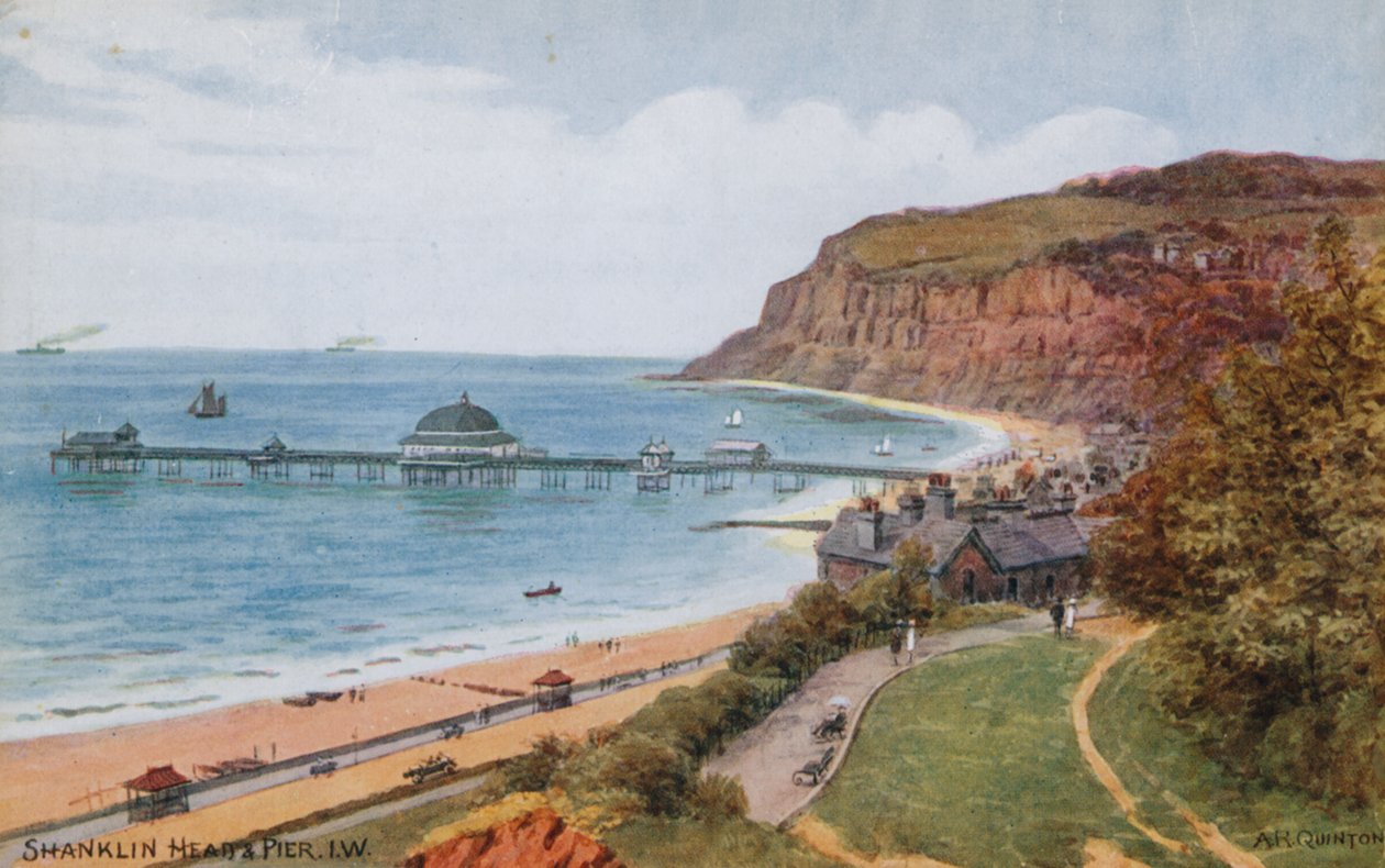 Shanklin Head und Pier, I W von Alfred Robert Quinton