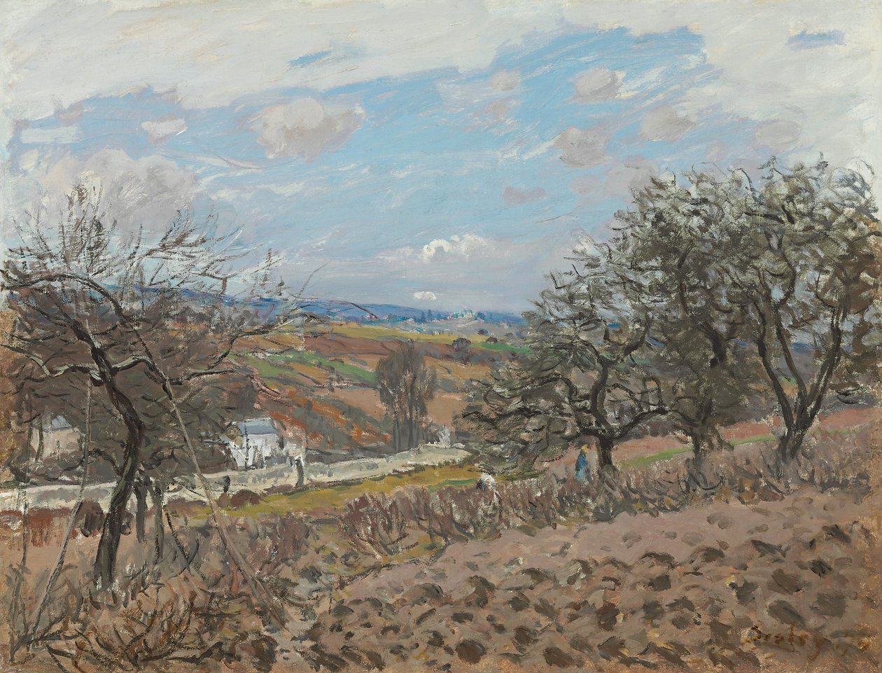 Bougival von Alfred Sisley