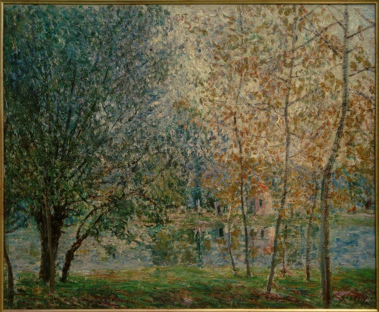 Der Kanal von Loing im Frühling von Alfred Sisley