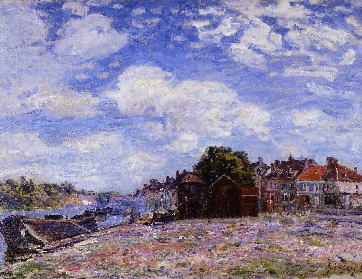 Der Loing bei Saint-Mammès von Alfred Sisley