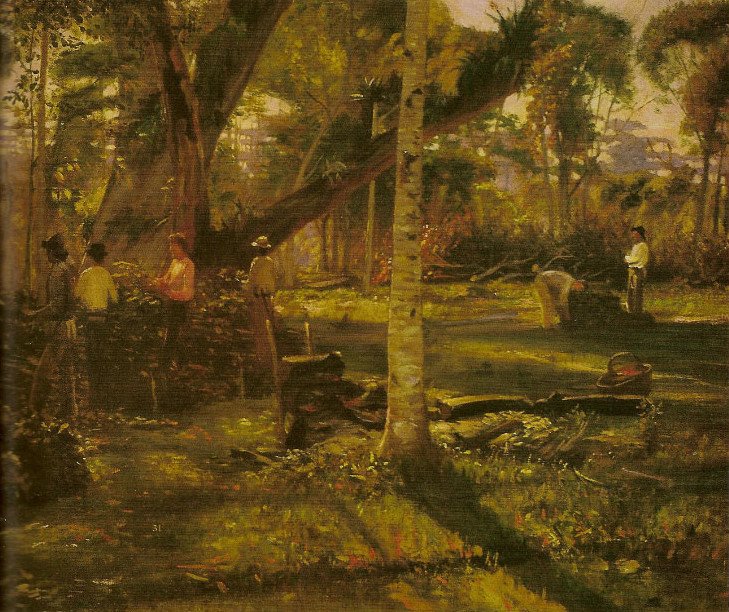 Ernte von Yerba-Mate von Alfredo Andersen