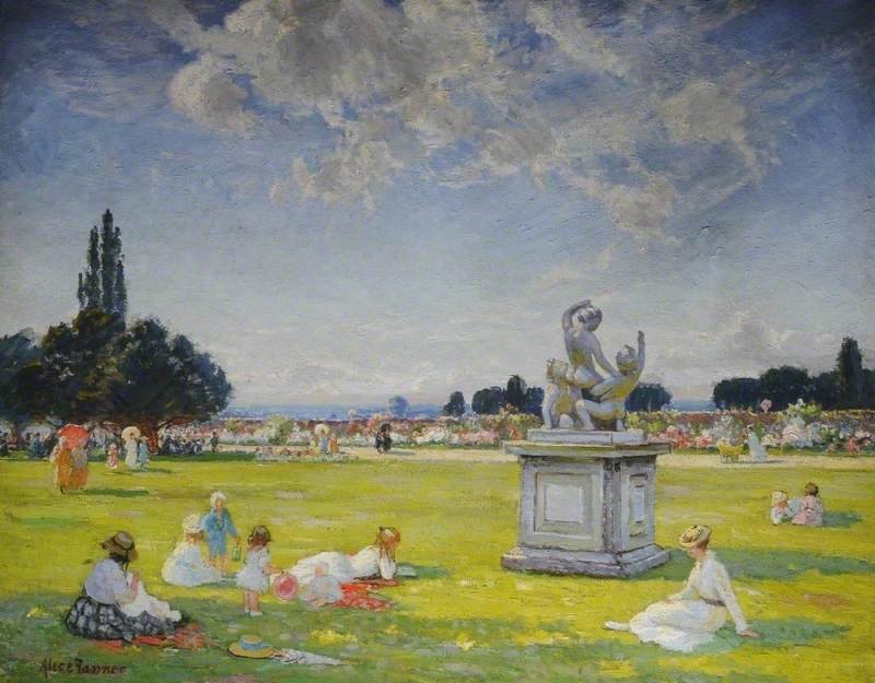 Sommer in Hampton Court von Alice Maud Fanner