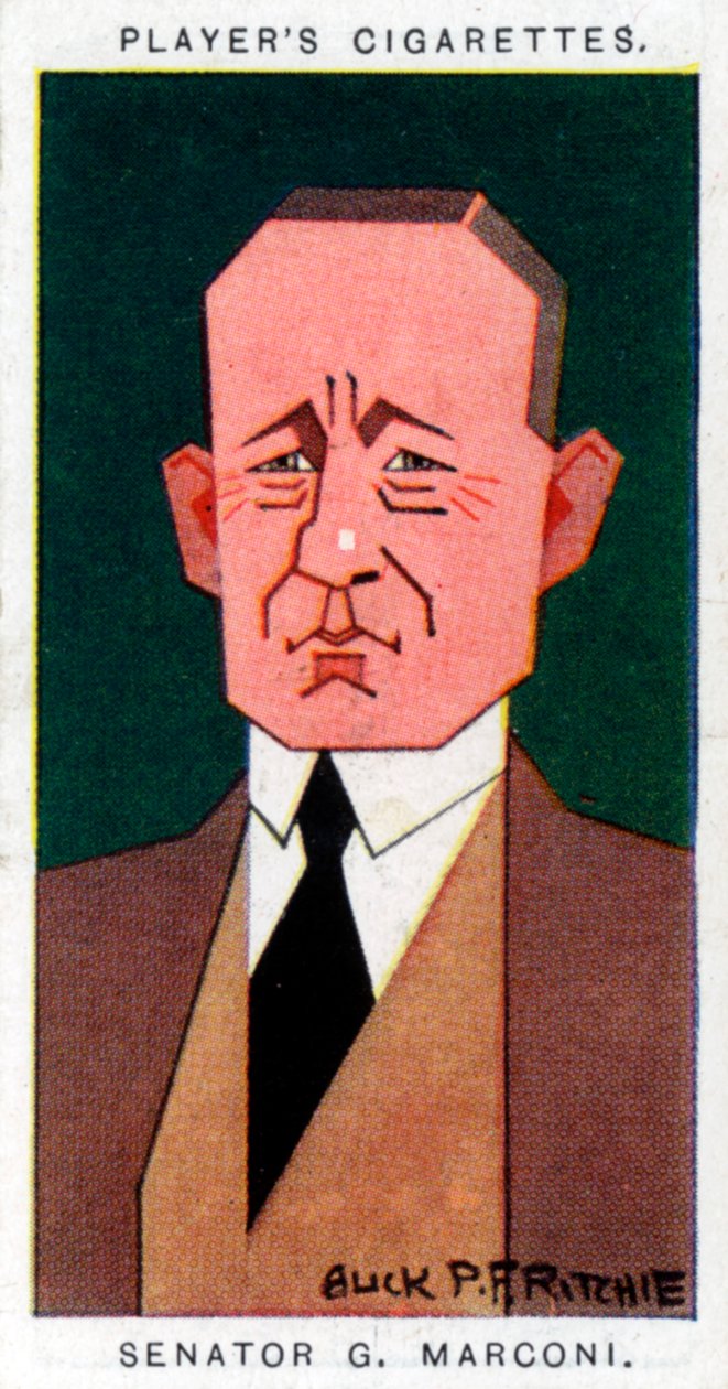 Guglielmo Marconi, italienischer Erfinder, 1926 von Alick P. F. Ritchie