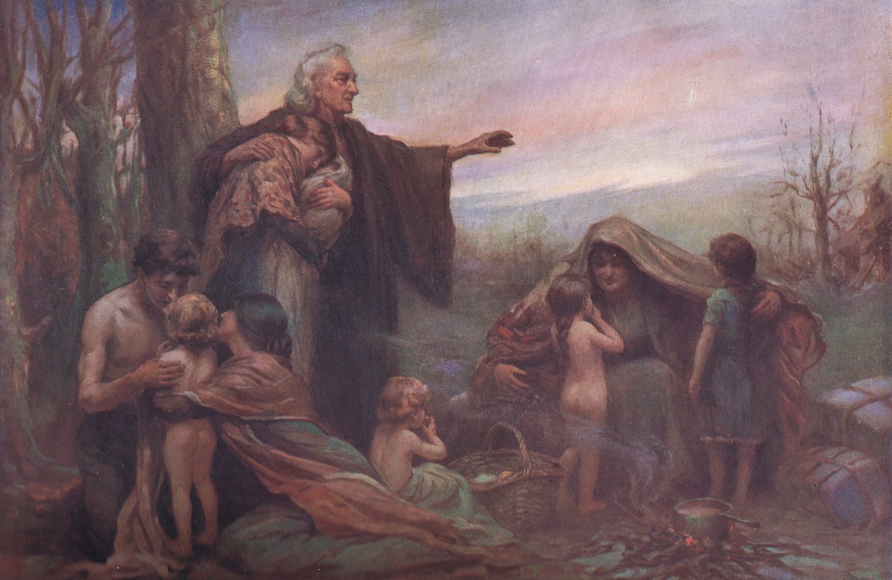 Das Band der Brüderlichkeit, Bibbys Annual, 1916-17 von Allan Douglas after Davidson