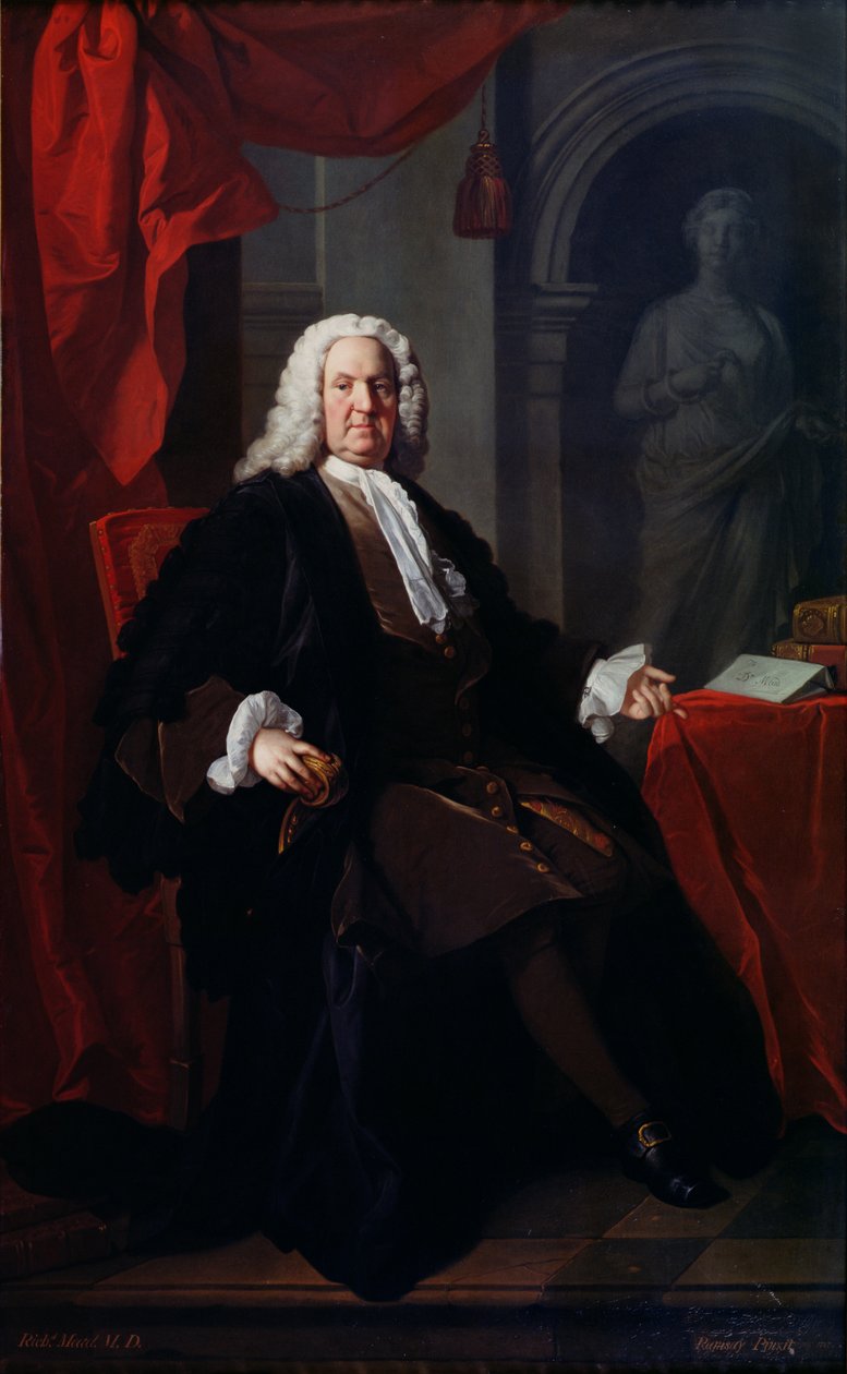 Porträt von Dr. Richard Mead, 1747 von Allan Ramsay