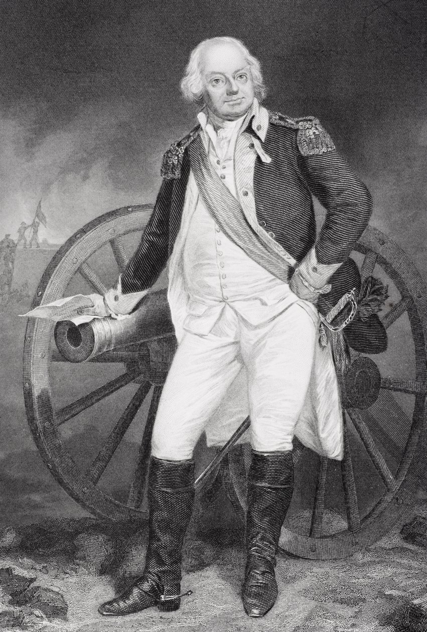 Porträt von Benjamin Lincoln (1733-1810) von Alonzo Chappel