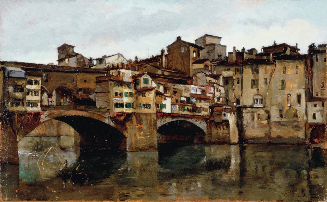 Ponte Vecchio in Florenz von Alphons Hollaender