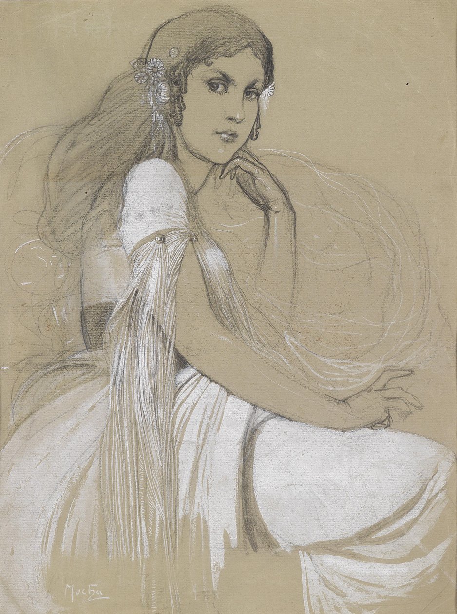 Jaroslava Mucha von Alphonse Mucha