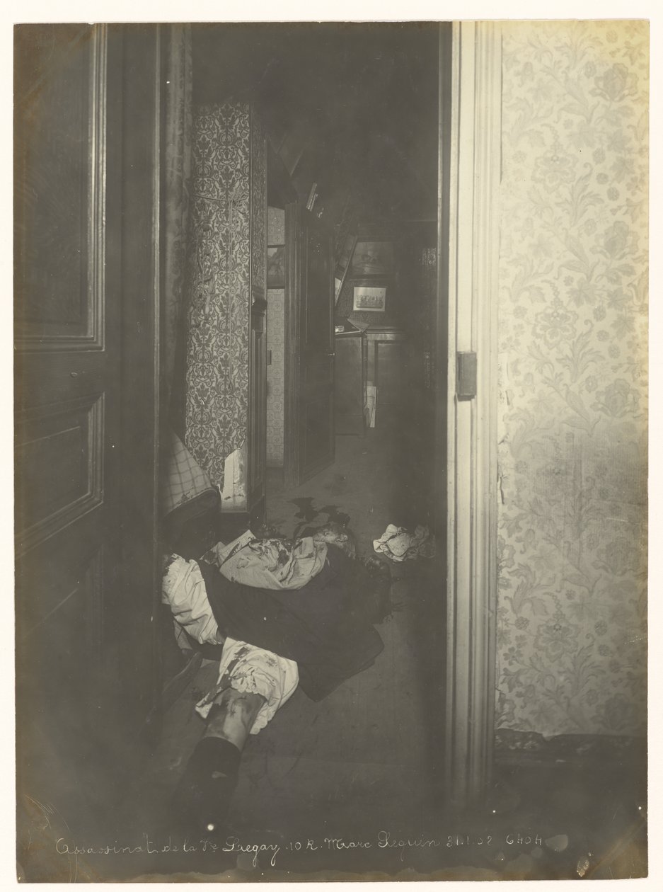 Entdeckung der Leiche von Alphonse Bertillon