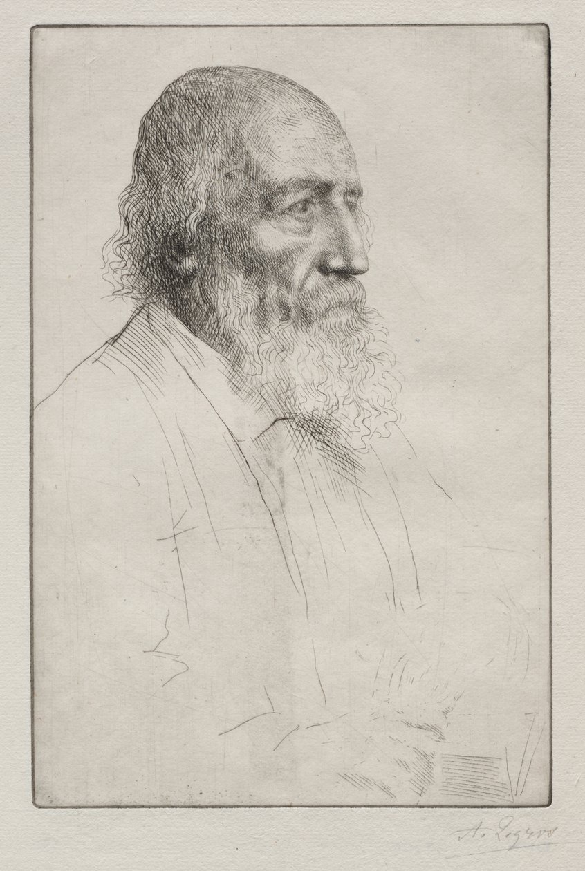Alfred Lord Tennyson von Alphonse Legros