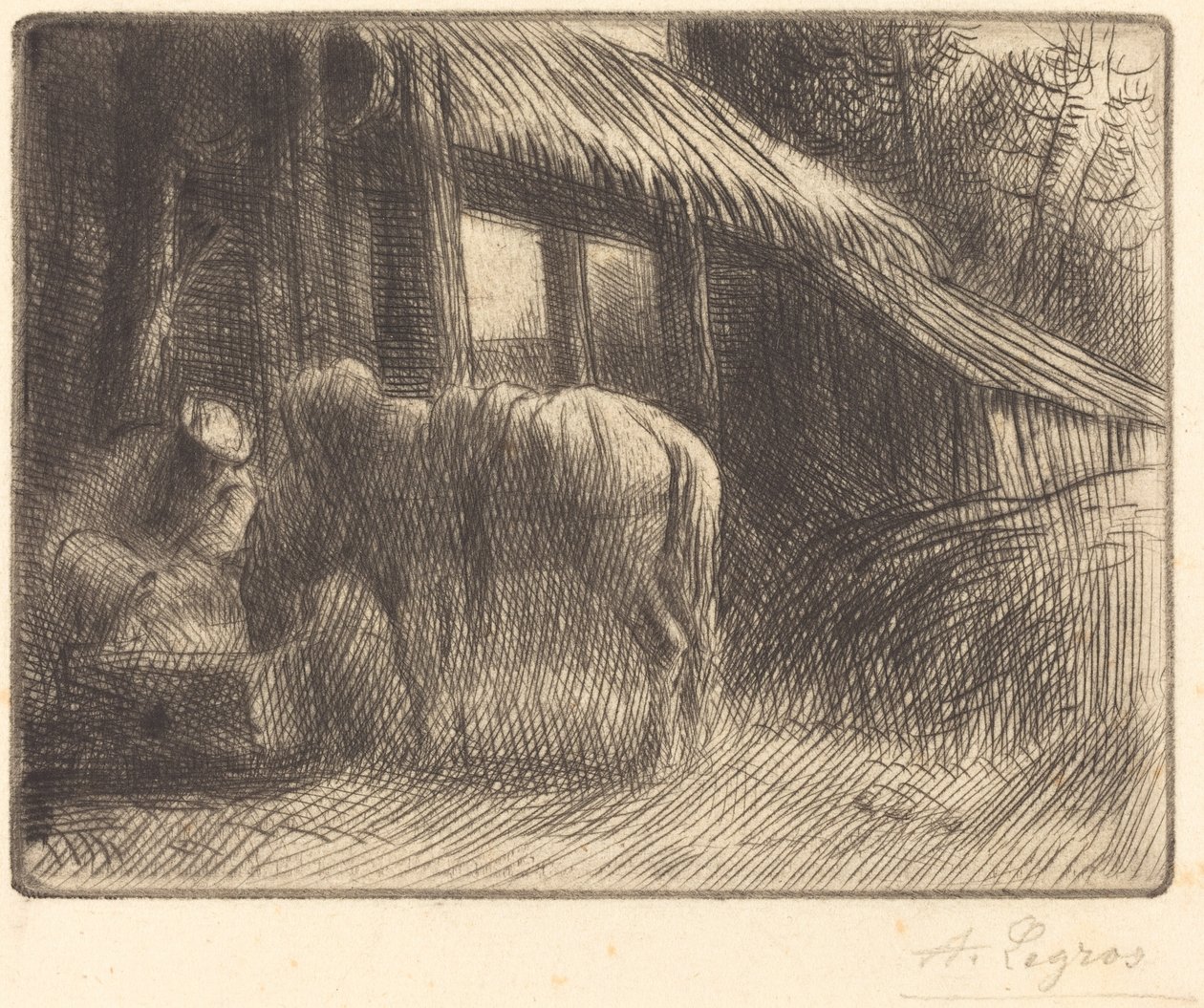 Tränke, 2. Platte von Alphonse Legros