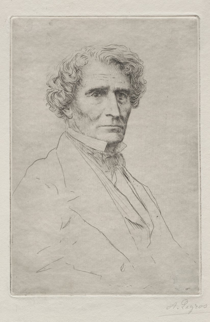 Hector Berlioz von Alphonse Legros