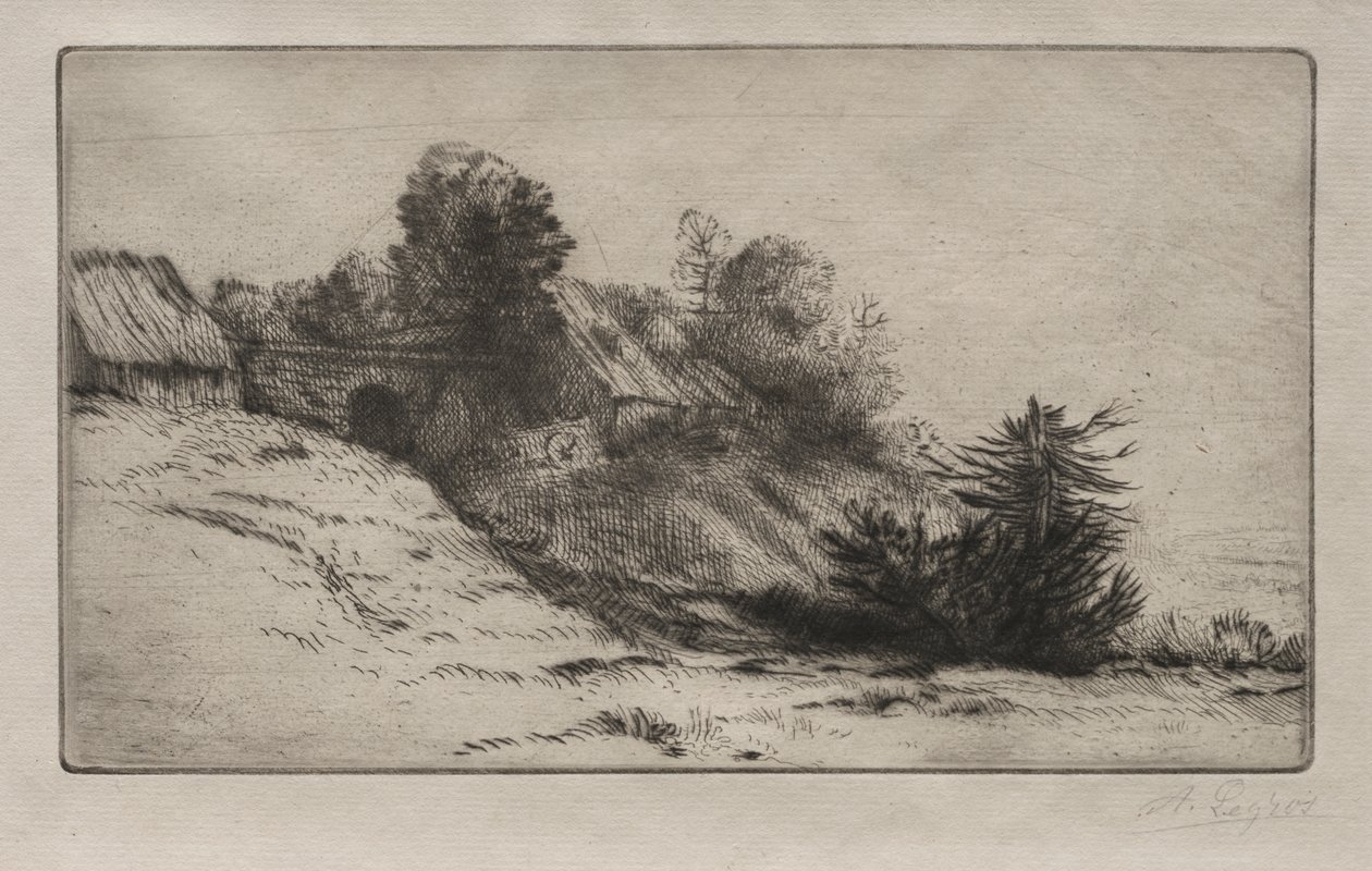 Der Bauernhof von Bienheureux (2. Platte) von Alphonse Legros