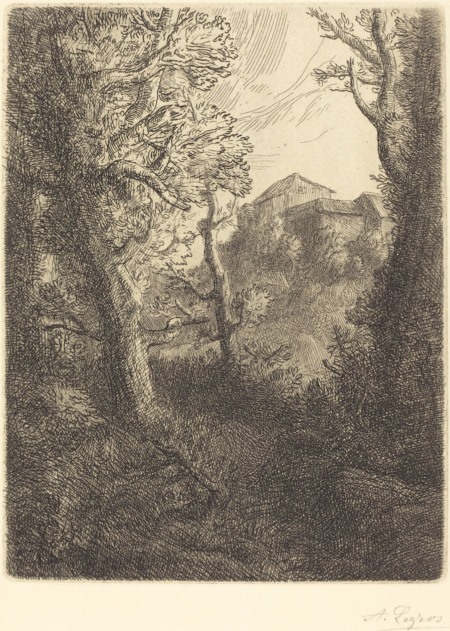 Landschaft Paysage von Alphonse Legros