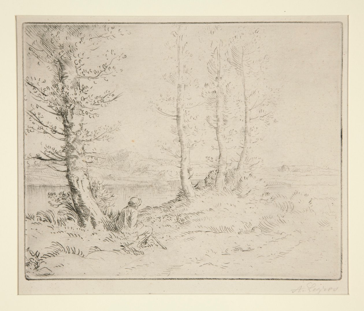 Le Long de la Rive von Alphonse Legros