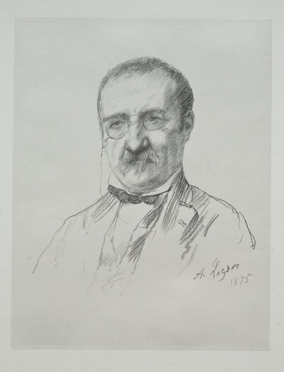 Herr Champfleury von Alphonse Legros