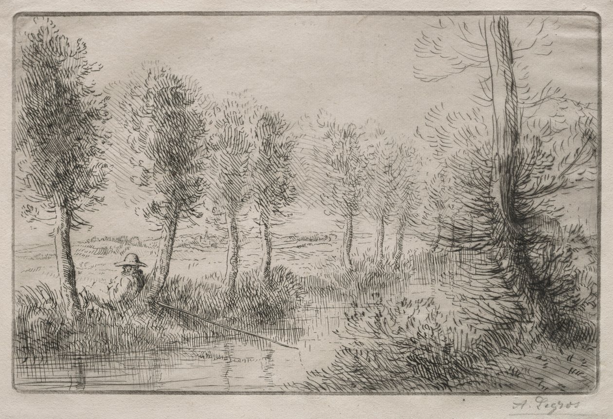 In der Nähe der Mühle von Alphonse Legros
