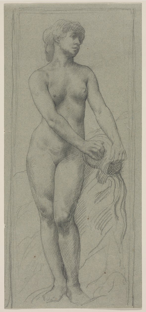 Nackte Frau von Alphonse Legros
