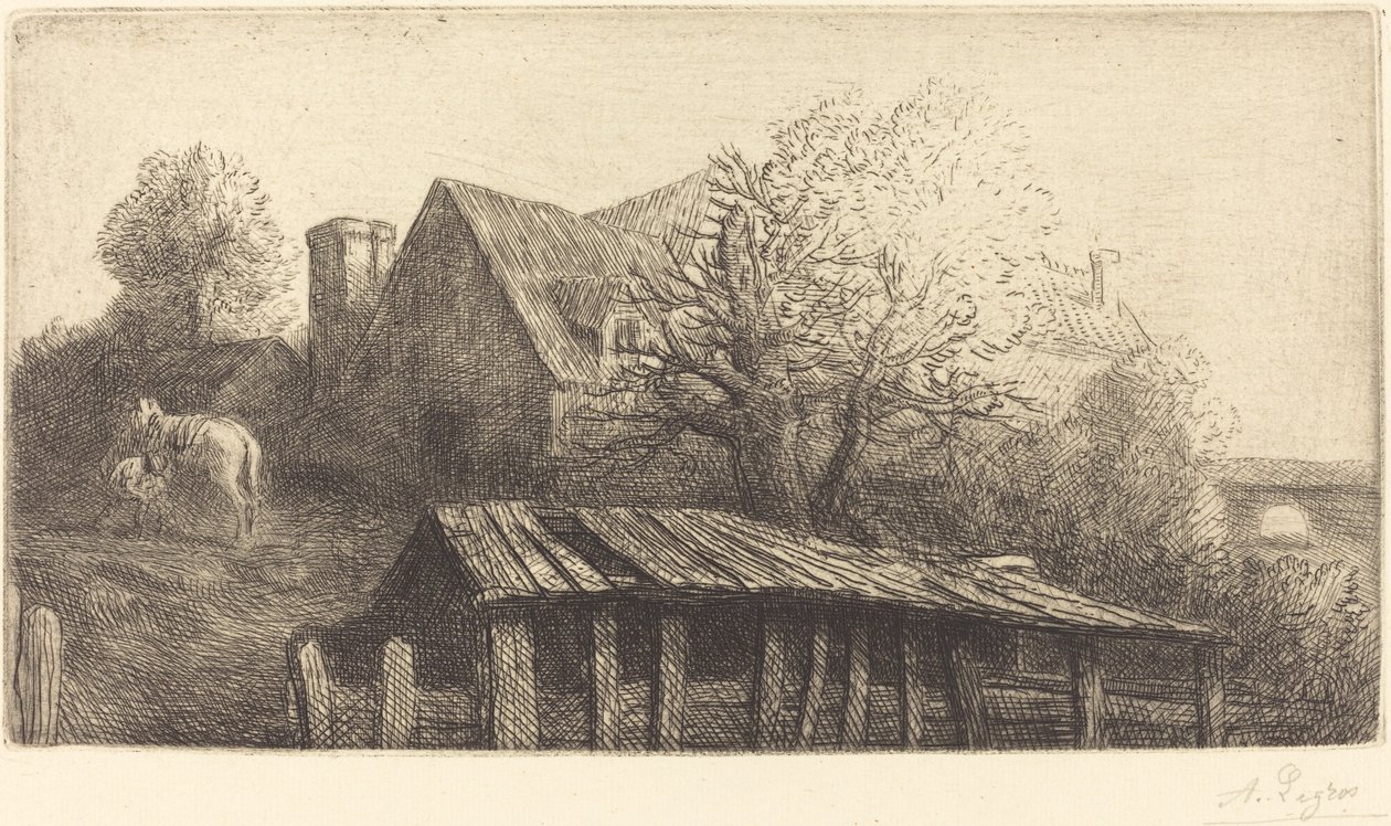 Altes Gasthaus von Alphonse Legros