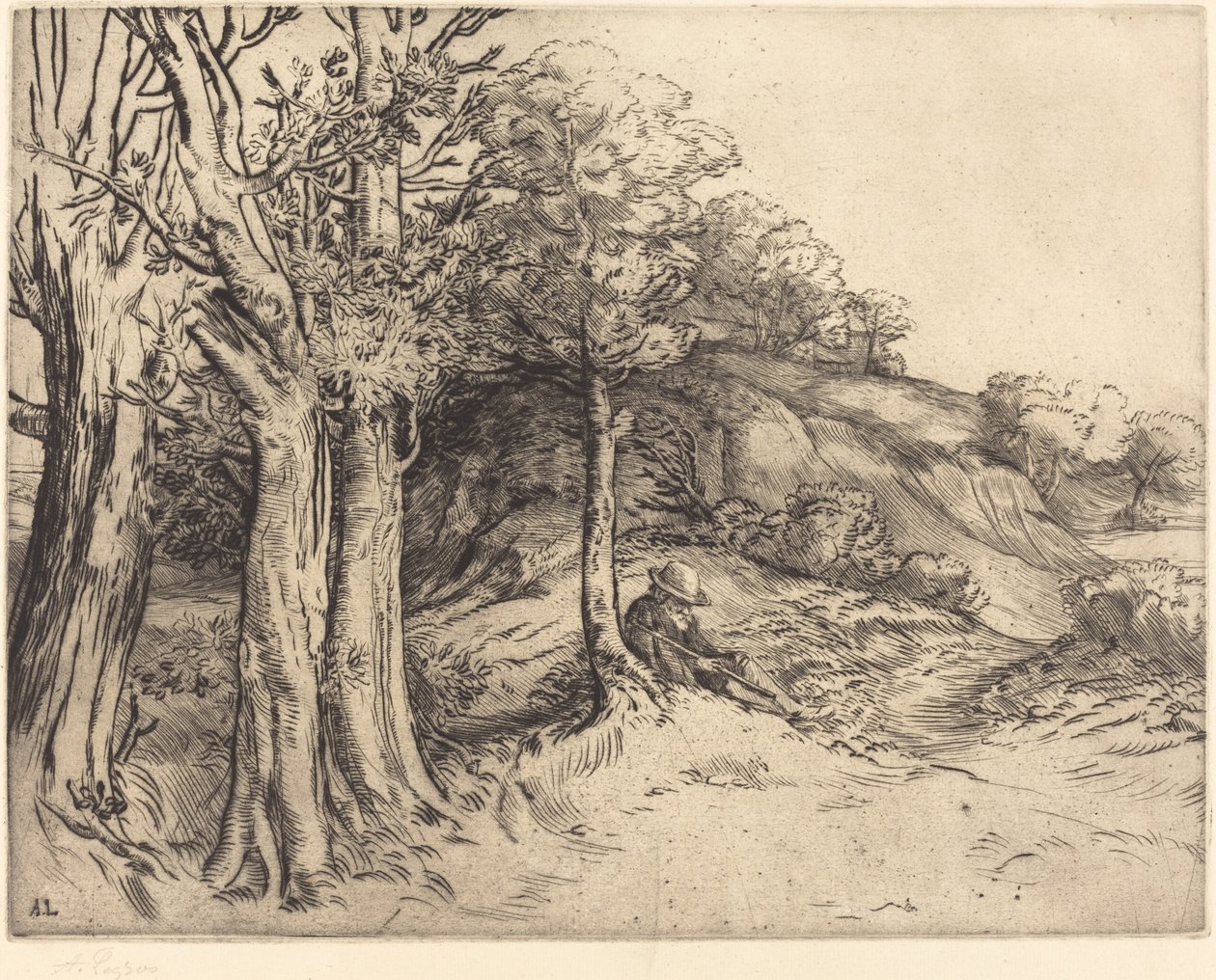Einsamkeit von Alphonse Legros