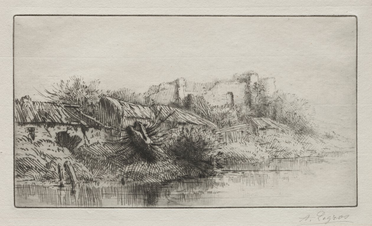 Das verlassene Dorf von Alphonse Legros
