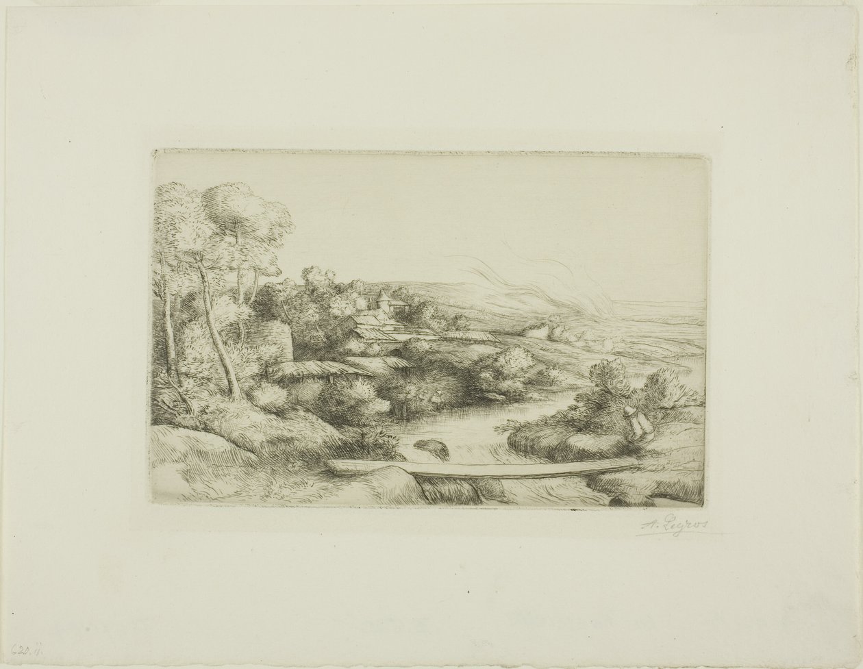 Die Fußgängerbrücke von Alphonse Legros