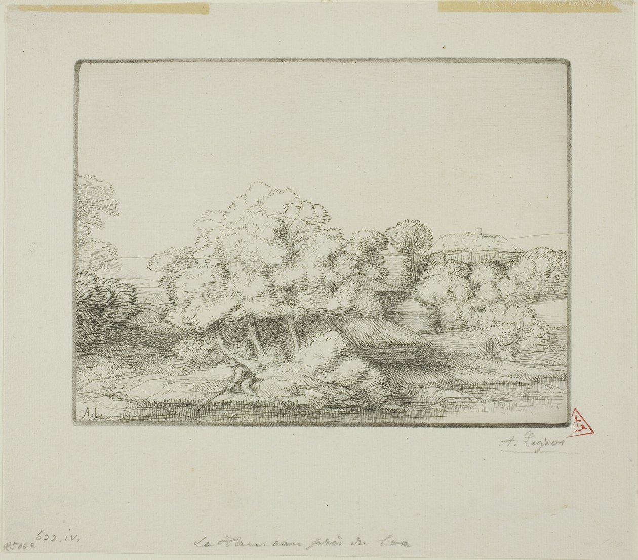Das Dorf am See von Alphonse Legros