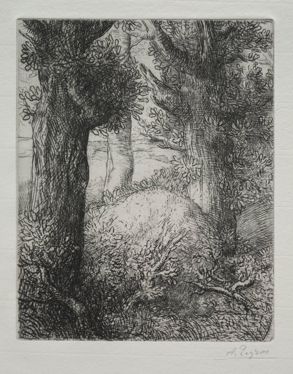 Gallischer Grabhügel von Alphonse Legros